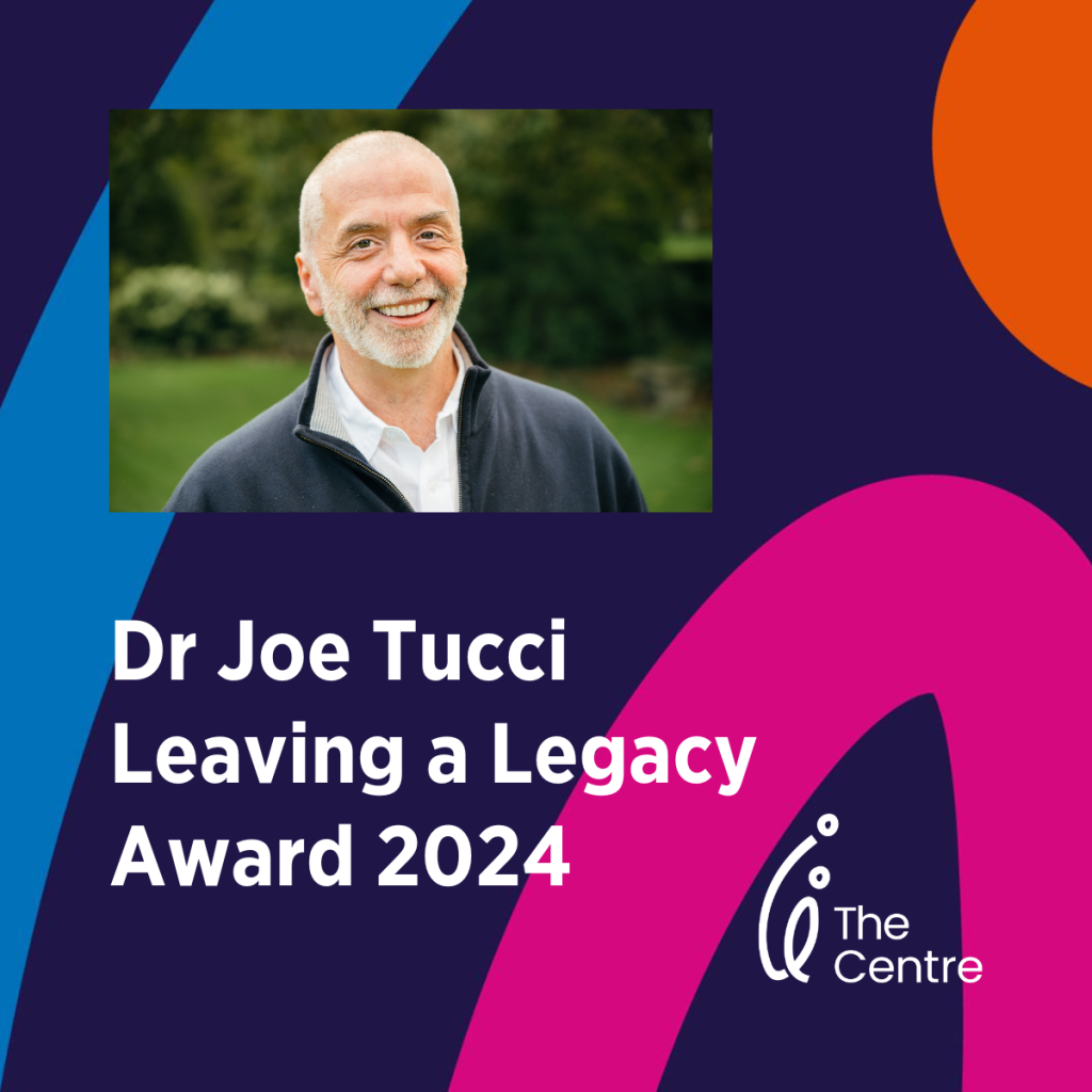 Dr Joe Tucci honoured in 2024 Leaving a Legacy Award, Victorian Protecting Children Awards 2024