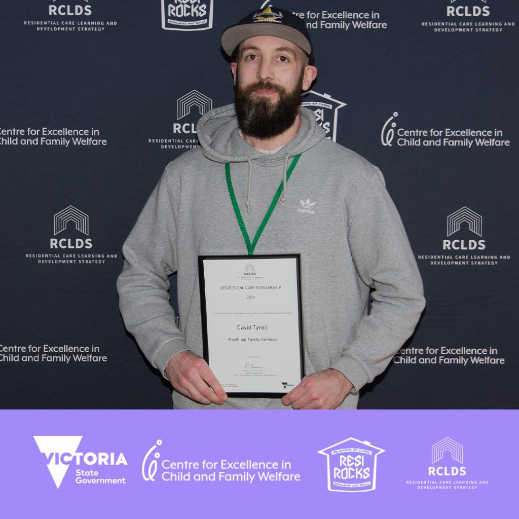 RCLDS Further Education Scholarship  
David Tyrrell, MacKillop Family Services 