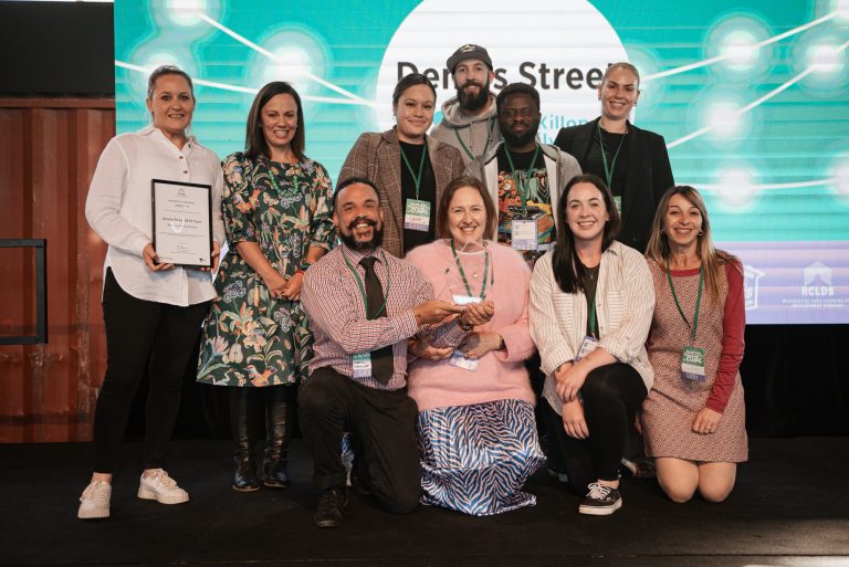 The Dennis Street Team from MacKillop Family Services won the Residential Care Team Award at the annual RCLDS Residential Care Awards at #ResiROCKS2024 in Melbourne in October.