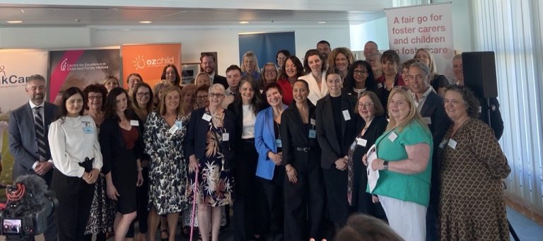 The Parliamentary Friends of Foster Carers and Children in Foster Care launch in Canberra. The group co-convenors Susan Templeman MP, Jenny Ware MP and Kate Chaney MP.